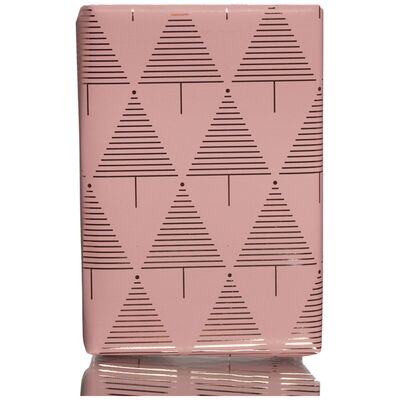 Presentpapper Rosa Med Guldiga mönster
